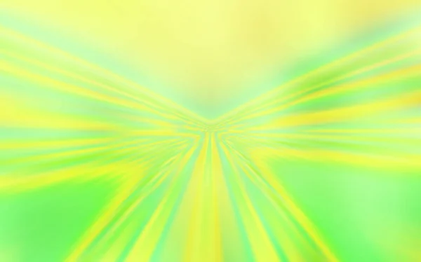 Светло-зеленый, желтый векторный фон с изогнутыми линиями. — стоковый вектор