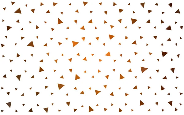 Dark Orange vector  triangle mosaic template. — Stock Vector