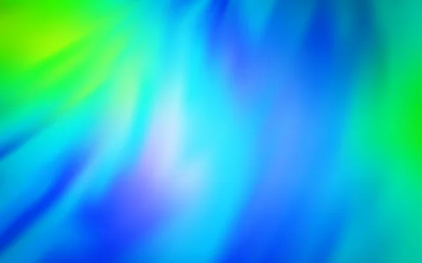Hellblau, Grün Vektor bunt abstrakt Hintergrund. — Stockvektor