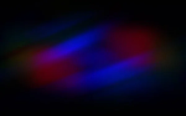 ダークブルー、レッドベクトルぼやけた輝き抽象的なテンプレート. — ストックベクタ