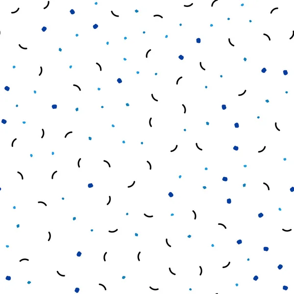 Σκούρο μπλε Διάνυσμα ομαλή μοτίβο με σφαίρες, τρίγωνα. — Διανυσματικό Αρχείο