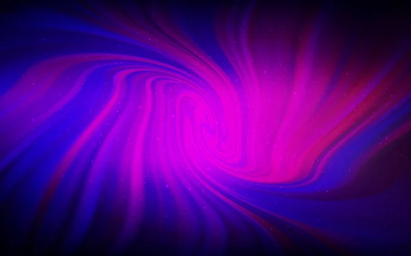 Texture vectorielle violet foncé avec étoiles de la voie lactée . — Image vectorielle