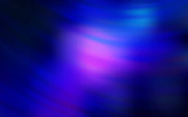 Donkerroze, blauwe vector layout met gebogen lijnen. — Stockvector