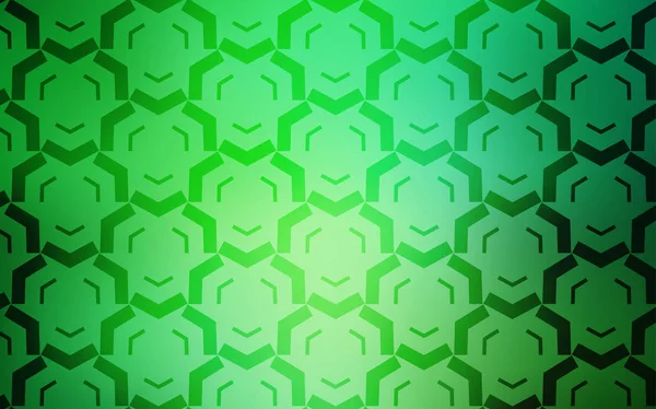 Wry çizgileri ile Açık Yeşil vektör düzeni.