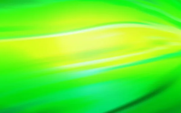 Light Green vector glossy abstract backdrop. — Stock Vector