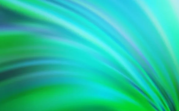 Azul claro, vetor verde layout embaçado abstrato. — Vetor de Stock