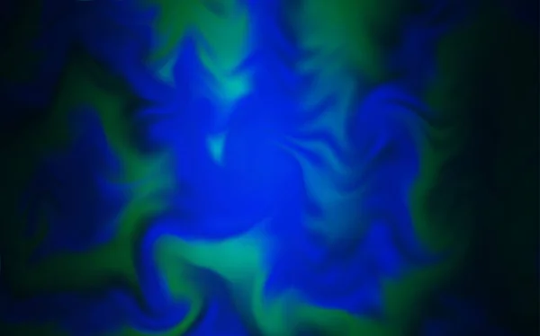 Mörk blå vektor suddig och färgad mönster. — Stock vektor