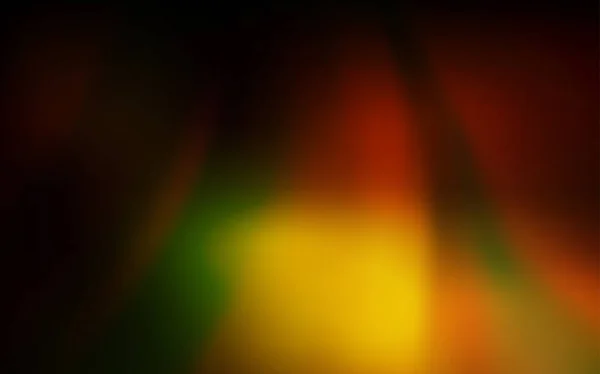 Dark Orange Vektor verschwommener Glanz abstrakter Hintergrund. — Stockvektor