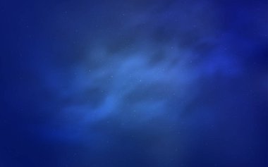 Gökada yıldız ışık mavi vektör arka plan.