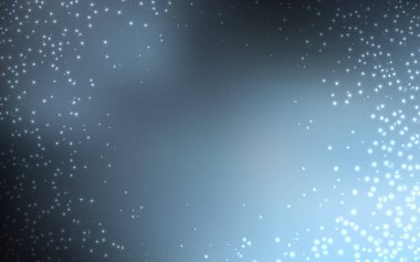 Astronomik yıldızlar ile açık mavi vektör arka plan.