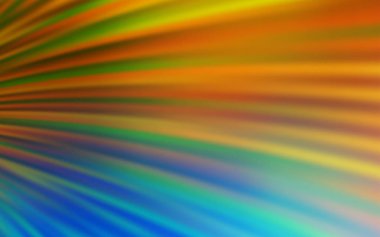 Açık Mavi, Wry çizgileri olan sarı vektör şablonu.