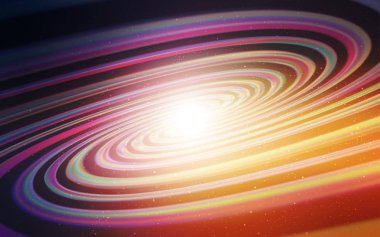 Hafif pembe, sarı vektör arka plan astronomi yıldız ile.