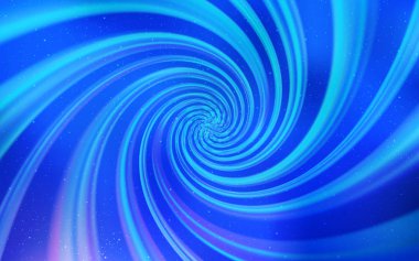 Kozmik Yıldızlar ile açık mavi vektör düzeni.