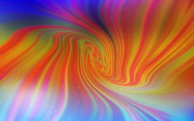 Çok renkli vektör doku ile Samanyolu yıldız ışık.