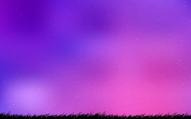 Açık mor, Samanyolu yıldızlar ile pembe vektör doku.