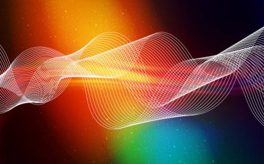 Koyu Çok renkli vektör modern zarif arka plan.