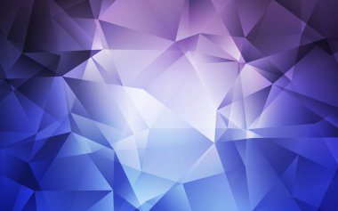 Açık Mor vektör gradyan üçgenler şablonu.