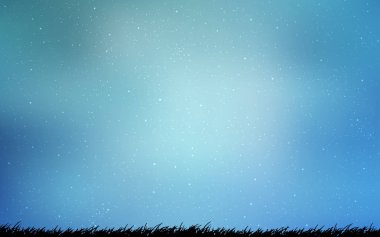 Mavi vektör doku ile Samanyolu yıldız ışık.