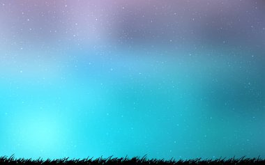 Hafif pembe, mavi vektör arka plan gökada yıldız ile.