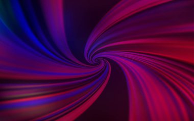 Koyu pembe, kıvrımlı çizgileri olan mavi vektör deseni.