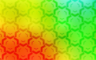 Eğri çizgileri olan hafif Çokrenkli vektör arkaplanı.