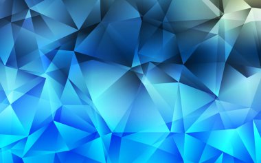 Açık BLUE vektör arkaplanı çizgiler, üçgenler.