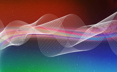 Açık Yeşil, Kırmızı vektör soyut bulanık arkaplan.