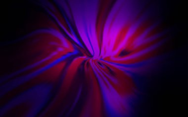 Eğri çizgileri olan koyu mor vektör arkaplanı.