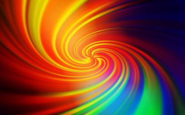 Eğri çizgileri olan koyu renkli vektör deseni.