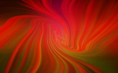 Gece gökyüzü desenle ışık kırmızı vektör yıldız.