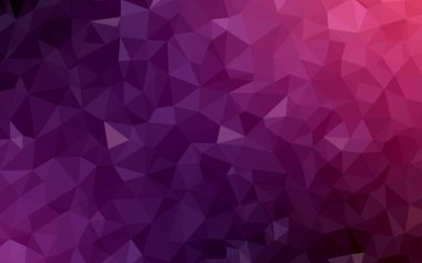 Koyu Pembe, Mavi vektör çokgen arkaplan.