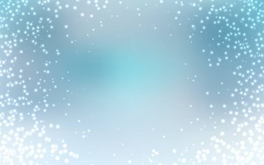 Kozmik Yıldızlar ile açık mavi vektör düzeni.