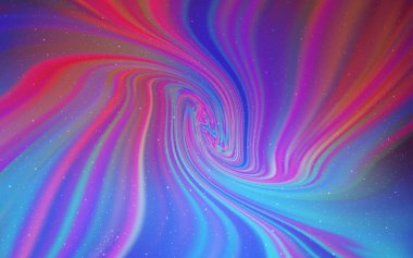 Açık mavi, kozmik yıldızlar ile kırmızı vektör düzeni.