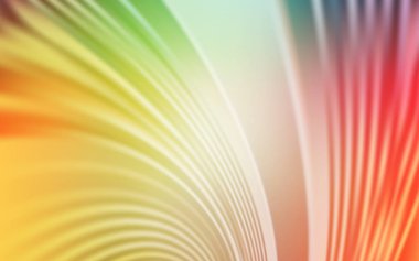 Açık Yeşil, kavisli çizgilerle kırmızı vektör dokusu.