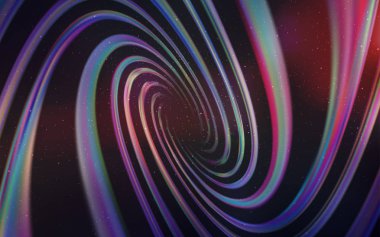 Koyu pembe, gece gökyüzünde desenle mavi vektör yıldız.