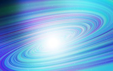 Açık Pembe, Gece gökyüzü yıldızları ile Mavi vektör deseni.