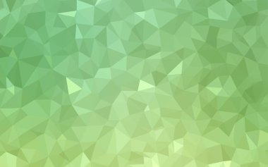 Açık Yeşil vektör çokgen arkaplanı.