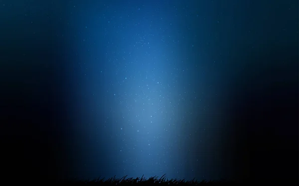 Dark BLUE vector background with astronomical stars. — Stock Vector