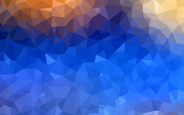 Azul claro, modelo de triângulos de gradiente vetorial amarelo . —  Vetores de Stock