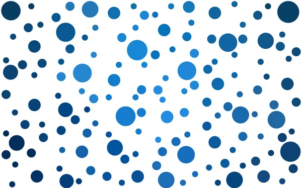 Light BLUE vector  backdrop with dots. — Stock Vector