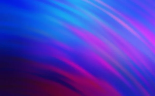 Σκούρο ροζ, μπλε διάνυσμα φόντο με καμπύλες γραμμές. — Διανυσματικό Αρχείο