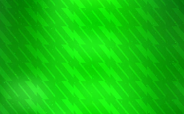 Textura vectorial verde claro con líneas de colores. — Vector de stock