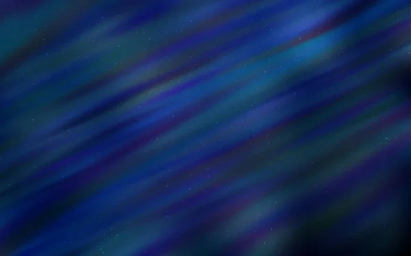 Patrón vectorial azul oscuro con estrellas del cielo nocturno . — Vector de stock