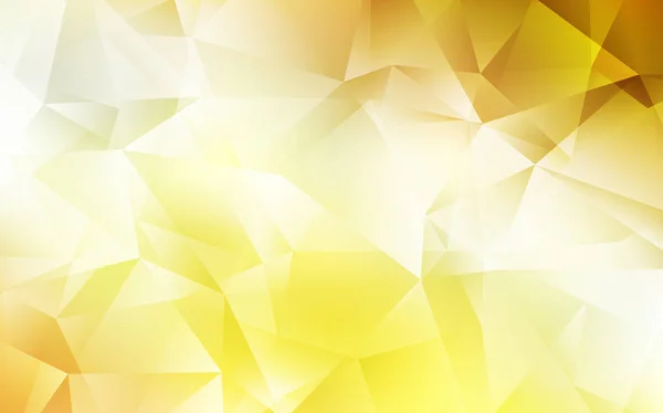 Padrão de triângulos de gradiente vetorial amarelo escuro . — Vetor de Stock