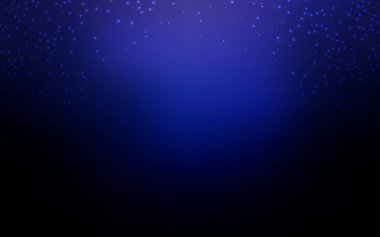 Koyu mavi vektör düzen kozmik yıldız ile.
