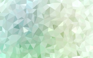 Açık Yeşil Vektör Çokgen arkaplanı.