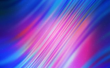 Açık mavi, kozmik yıldızlar ile kırmızı vektör düzeni.