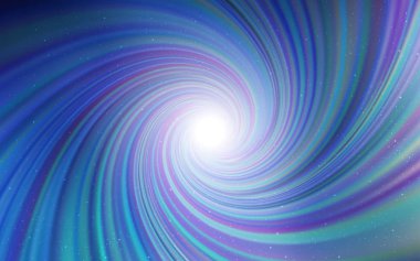 Koyu pembe, astronomik yıldızlar ile mavi vektör arka plan.