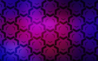 Koyu pembe, Wry çizgileri olan mavi vektör şablonu.