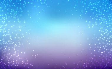 Hafif pembe, mavi vektör doku ile Samanyolu yıldız.